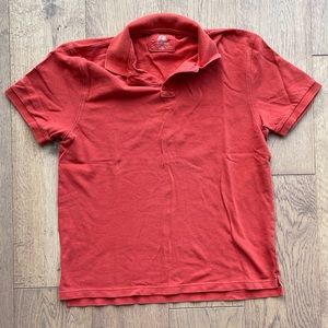 J. Crew vintage polo shirt red burnt orange